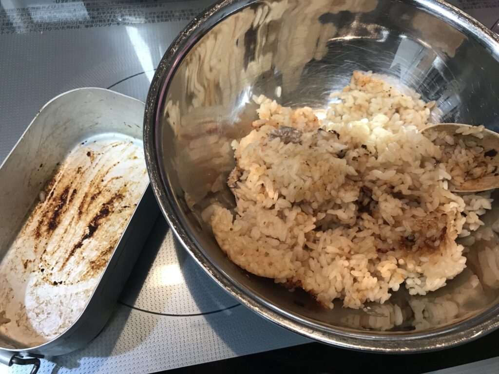 鯛めしおむすび準備中