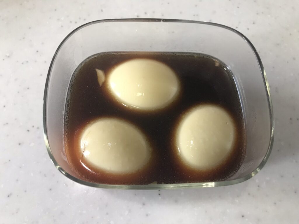 チャーシュー作り5煮卵