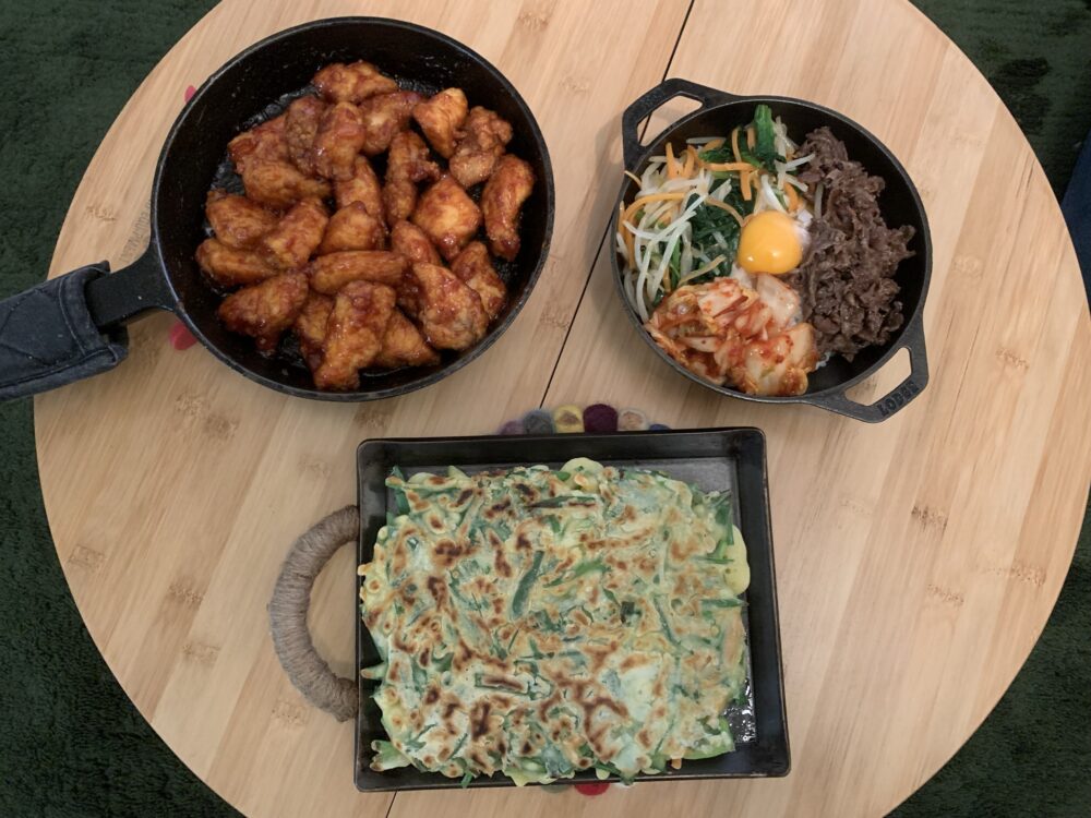 韓国料理三昧の食卓